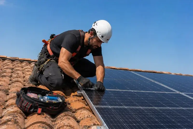 Maintenance et monitoring de panneaux solaires à Gravelines