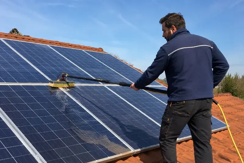Nettoyage et entretien de panneaux solaires à Gravelines