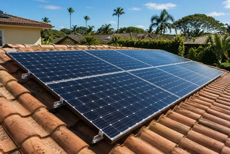 Installation de panneaux solaires à Gravelines